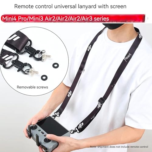 Image of Smart RC Neck Strap Lanyard for DJI Air 3S, Air 3, Mini 5 Pro, Mini 4 Pro, Mini 3, 3 Pro, Mavic 3 Drone DJI Smart RC, RC2, RC Pro Remote Controller