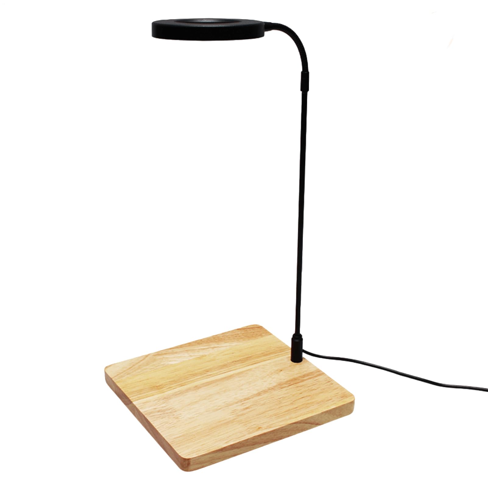 Plant Lights for Indoor Growing - with Wooden Base Full Spectrum LED Aquarium Lamp,Desktop Aquarium Growing Lamp - for Home Study Office Desk Display