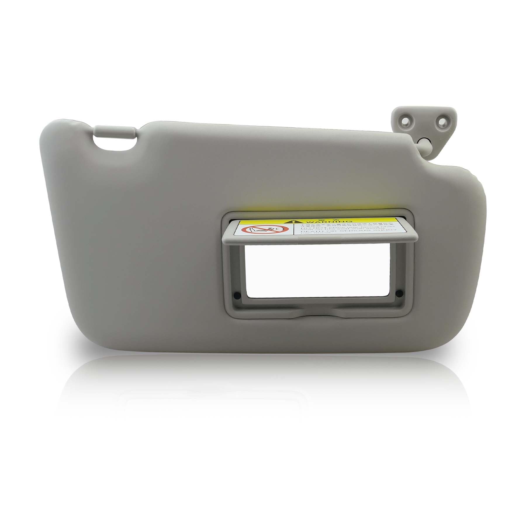 Gray Passenger Side Sun Visor Compatible with Nissan Sentra 2013-2019 Replace Right Sun Protection Shade 96400-3SG8A