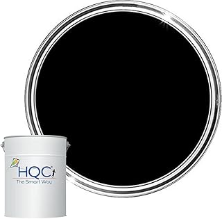 Weather Shield Smooth Masonry Paint | 1L in 30+ Colours | Storm Proof, Scrub Resistance & Waterproof | Weatherproof Technology Designed with Acrylic Resin for Ultimate Protection Satin Black