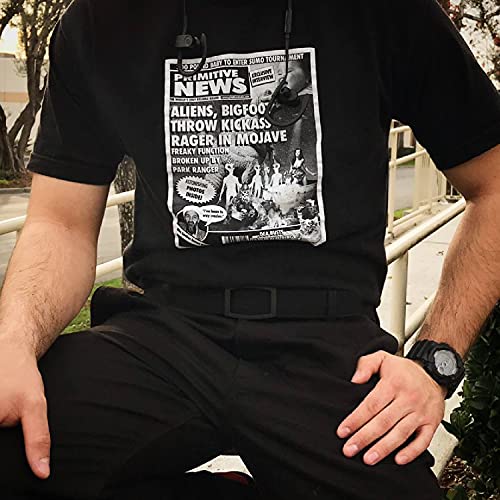 Nexbelt Men's Belt, Ratchet Newport V.4 Black Casual Nylon Dress Belt for Men with Adjustable Buckle4