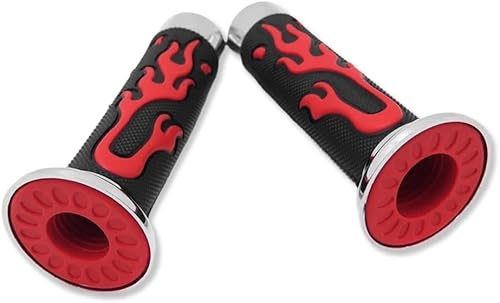 Miniatura 6 de HTTMT XH4071 - Empuñaduras de Gel Rojo Confort 0.984 in 1" Compatible con Sportsbike Motocicleta ATV KTV CB