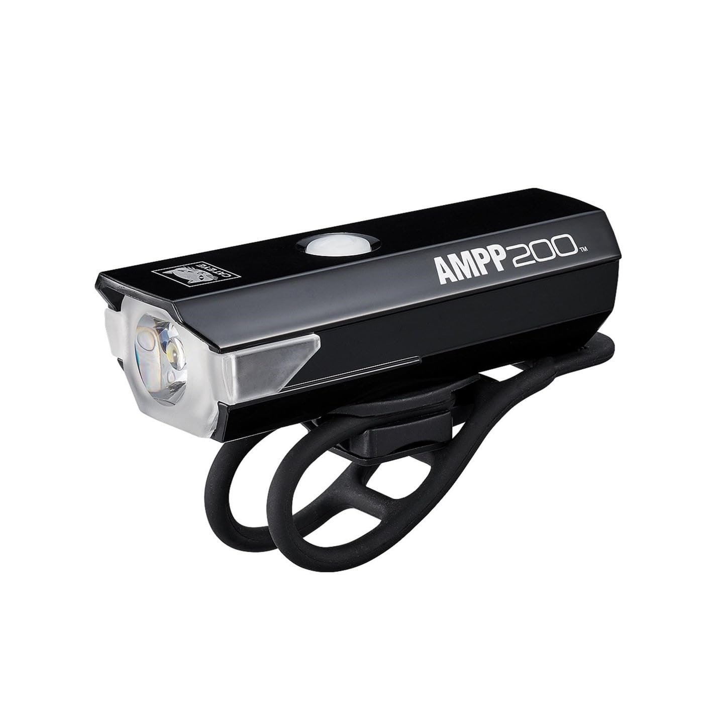 CatEye Unisex's AMPP 200 Front Bike Light Safety, Black, One Size — image 1
