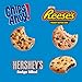 CHIPS AHOY! Cookies Variety Pack, Original Chocolate Chip, Chewy Chocolate Chip with Reese's Peanut Butter Cups & Chewy Hershey's Fudge Filled Soft Cookies, 50 Snack Packs