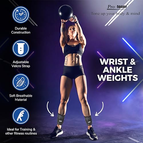 Image of Protoner Wrist /Ankle weights 3 kg x 2 pcs Total weight 6 kgs