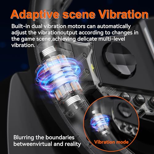 PXN PC Racing Wheel, V900 GEN2 Universal Usb Car Sim 270/900 Degree Race Steering Wheel with Pedals for PC, PS3, PS4, Xbox One, Xbox Series X/S, Switch - Thumbnail 7