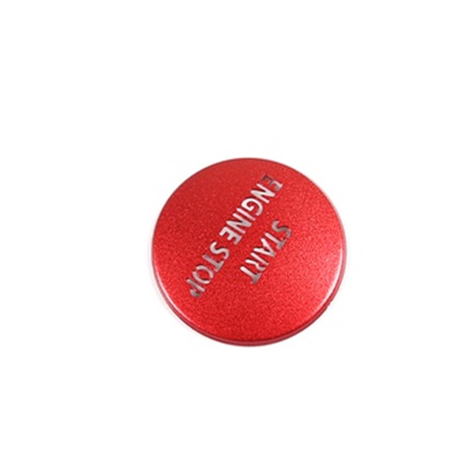 Vetjmua Red Interior Trim For Land For Rover For Discovery 4 Lr4 For Range For Rover Sport L320 Engine Start Button Cover Stop Switch Stickers Decoration Cover Trim Sticker(Red)