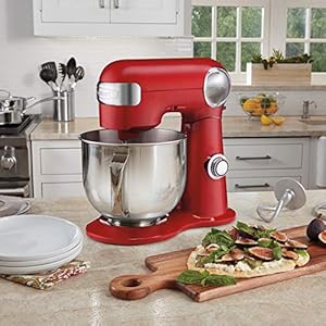 CUISINART SM 50R Precision Master 55 Qt 52L Stand Mixer Red