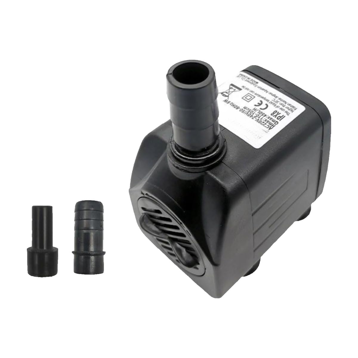 Bomba sumergible bomba de agua rocalla Panjing pet pequeña succión inferior filtro cambio circulación(8W water pump head 1 meter)
