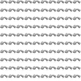 Liquid Tight Connector Flexible Non Metallic Electrical Conduit Connector Fitting 90 Degree Electrical PVC Conduit Fittings for Home Kitchen Bathroom Tube Tool Supplies (100 Pieces, 1/2 Inch)