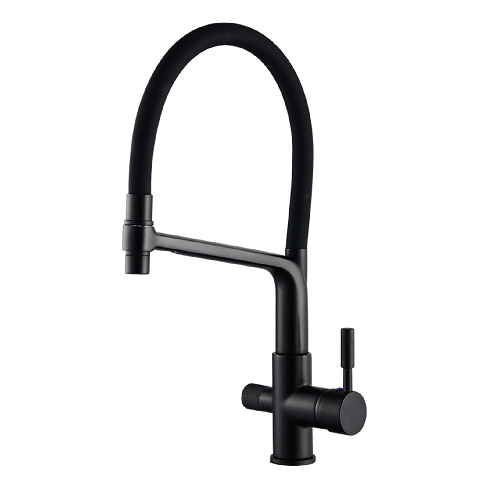 HTTGDGDH Brushed Brass Kitchen 3Function Water Filter T Stylish Armature Sink Fixture For Clean Water And Gant Design For Modern Kitchens,Black