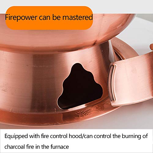 Olla Caliente de Cobre para Hot Pot Tradicional 34 cm miniatura 6