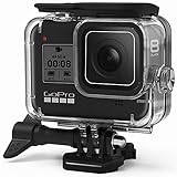 FitStill 60M wasserdichtes Gehäuse für GoPro Hero 8 Black, schützende Unterwasser-Tauchgehäuseschale mit Halterungszubehör für Go Pro Hero8 Action-Kamera