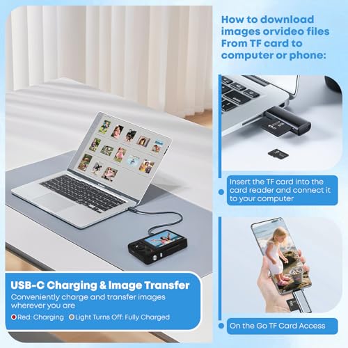 Image of Digital Camera, Autofocus 4K Point and Shoot Digital Cameras with 16X Zoom Anti Shake, 48 MP Cameras for Photography with 64GB Card, Compact Portable Small Camera for Kids Girls Boys Beginners, Black