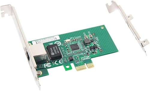 Miniatura 3 de para Intel 82576 Chip E1G42ET 1.25G Gigabit PCI Express 2.0 X1 Ethernet Converged Network Adapter (NIC), puertos de cobre RJ45 duales