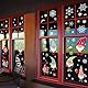 WandSticker4U®- wiederverwendbar Fensterbilder Weihnachten Kinder 10x WEIHNACHTSMANN + EULE selbstklebend I Weihnachtsdeko Fenster Aufkleber Fenstersticker Winter Deko GROß