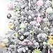 RoseCraft Christmas Ball Ornaments Set, 45 Pack Macaroon Colorful Pastel Candy Shatterproof Christmas Tree Hanging Candyland Decorations, for Home Holiday Xmas Party Decor