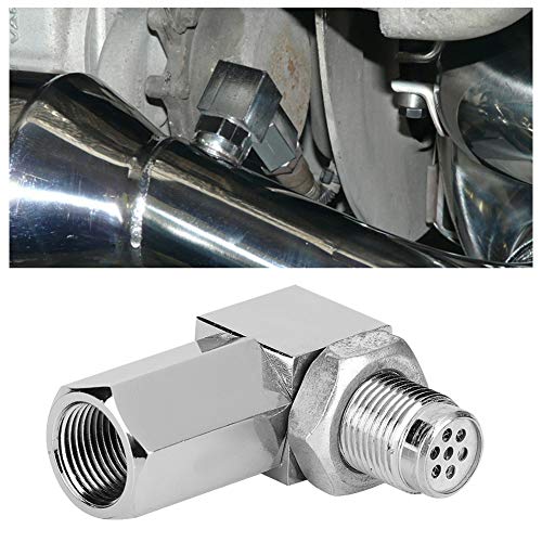 Zuurstofsensor Converter, 90 ° Auto Zuurstofsensor Spacer CEL Bung Fix Check Engine Light M18X1.5 Katalysator - Afbeelding 4