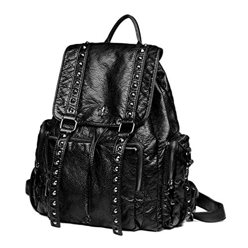 Ro Rox Iris Punk Goth PU Unisex Adult Uni Large Backpack
