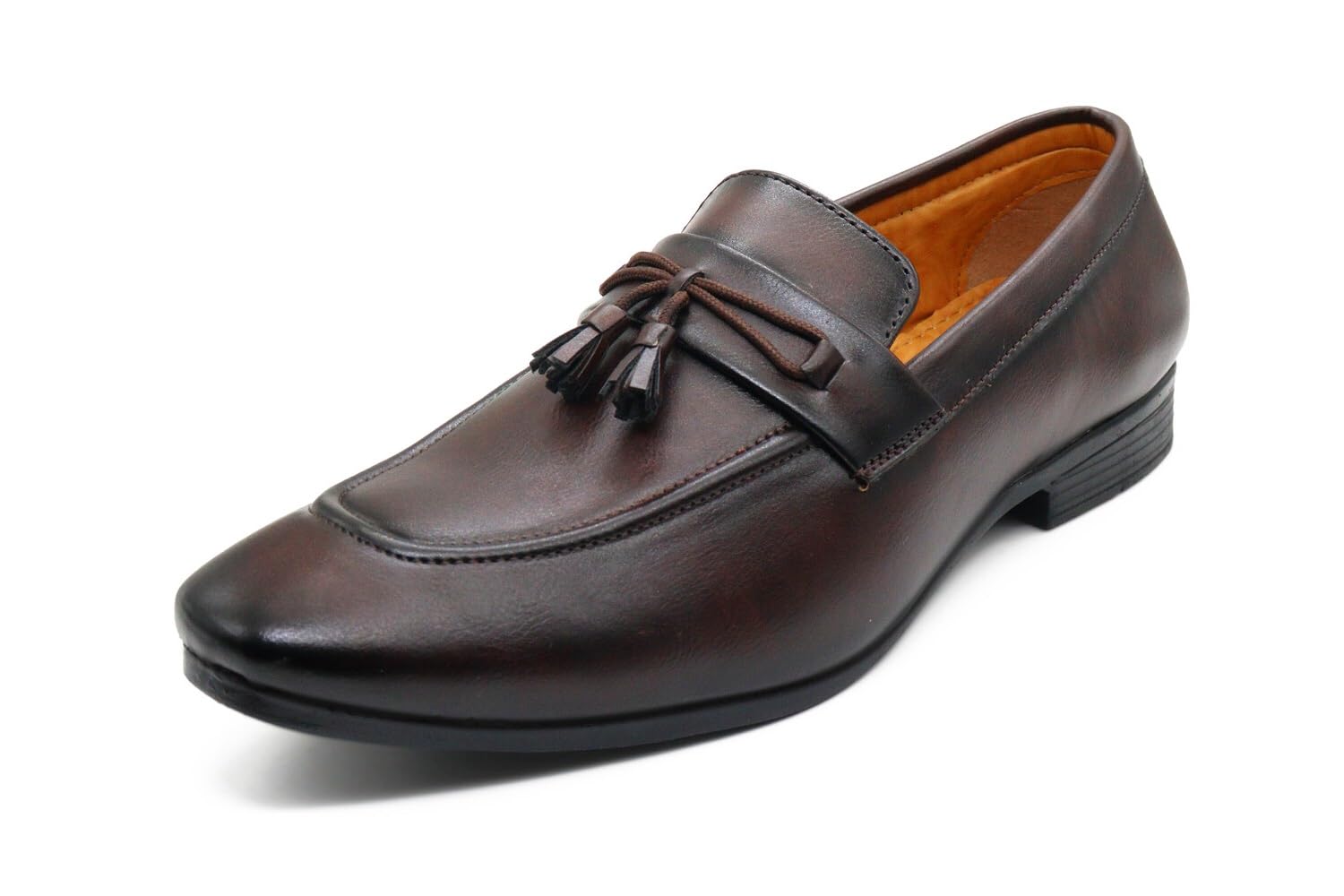 VIV Brown Synthetic Formal Loafers for Men - 10 UK (B09DD7H56L) Amazon Price History, Amazon Price Tracker