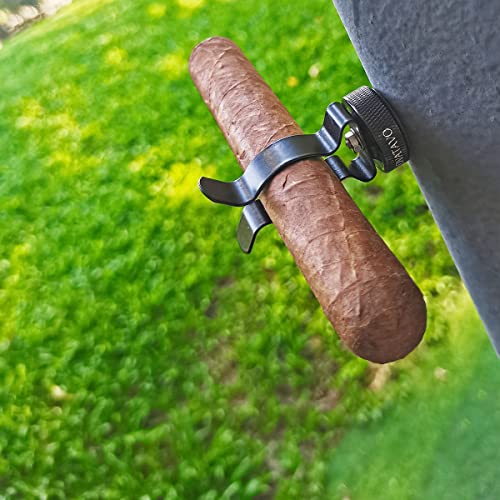 Cigar Holder Clip for Golf Cart - Strong Magnetic Grip for Golf, Travel, Hunting Fishing and Boating, Holds 46-Ring Gauges and Above - Image 3