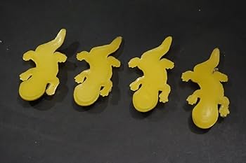 Amazon.co.jp: 昭和 レトロ ゴム製 ヤモリ 4点 倉庫品 ゲテモノ