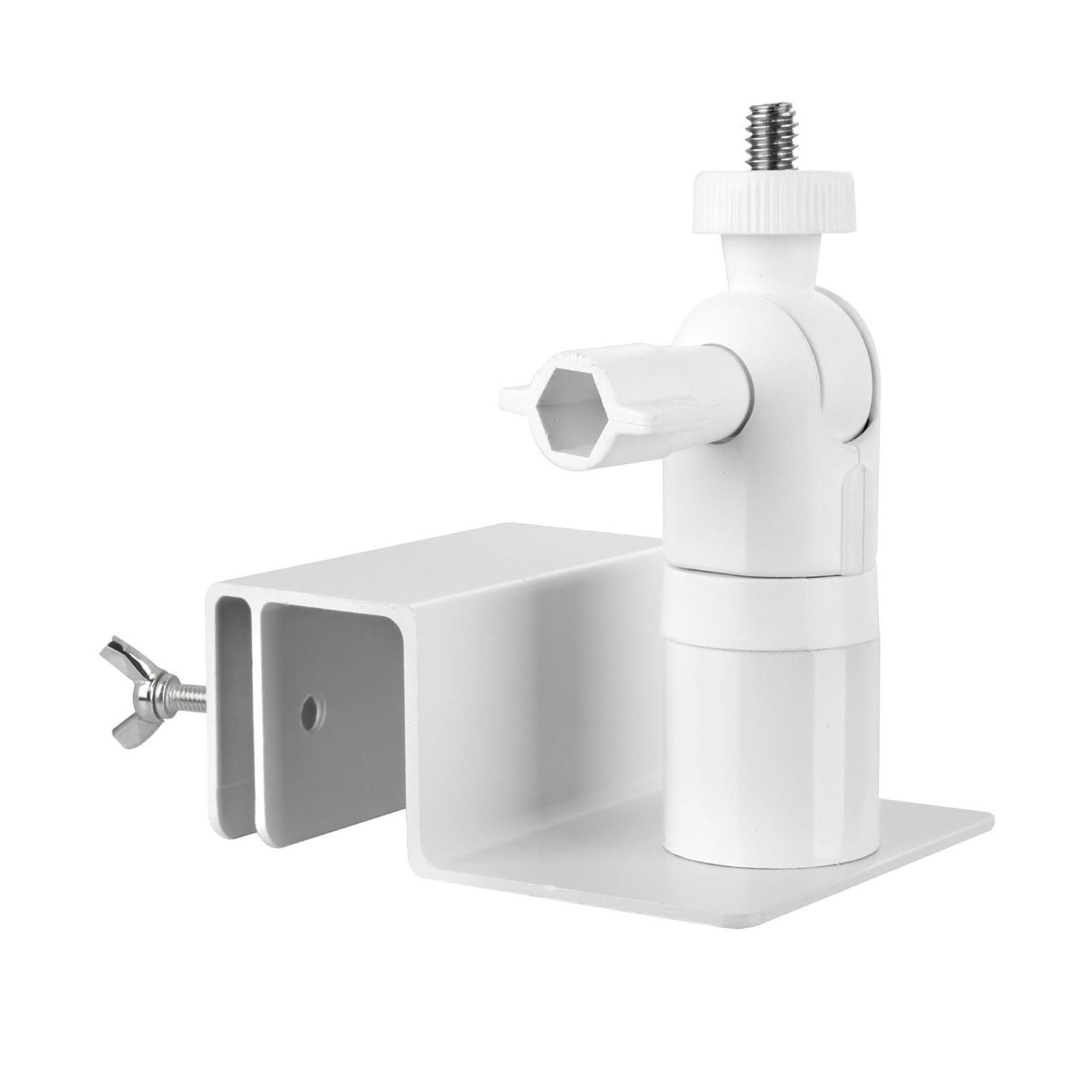 Solars Panel Mounting 360 Rotates Aluminum Alloys Brackets Gutters Attachment Adjustable Angles for Sunlight Harvesting Durability Aluminum Solars Panel Brackets