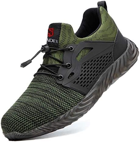 MARITONY Indestructible Steel Toe Shoes for Men Women Lightweight Protective Toe Construction Shoes