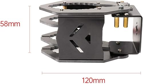 Miniatura 8 de Garra de brazo de robot mecánicopinza de robot agarrador (garra mecánica negra sin servo)