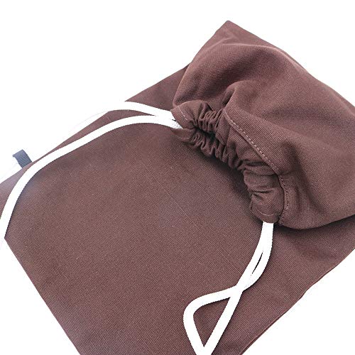 Namvo Multifunctionele verstelbare rugzak met trekkoord voor heren, dames, kinderen, ideaal voor yoga, reistas (koffie)