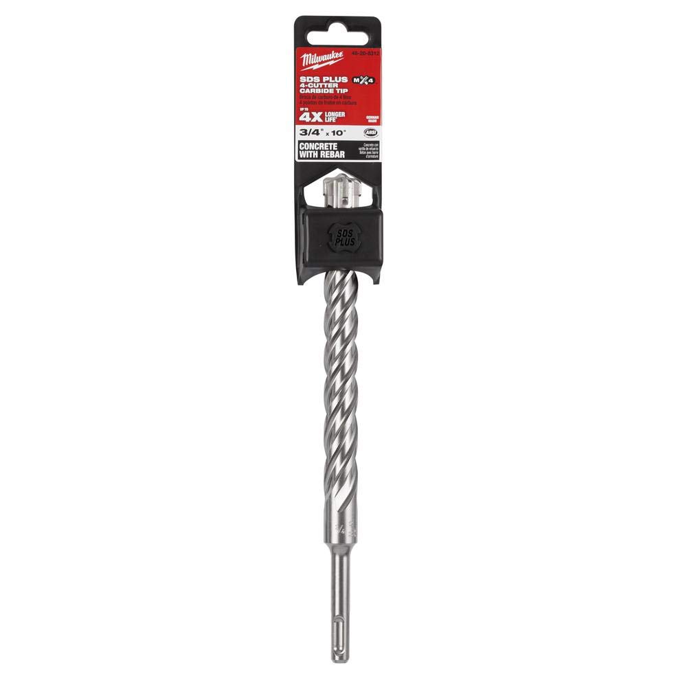 3/4 in. x 10 in. MX4 SDS-Plus Carbide Bit