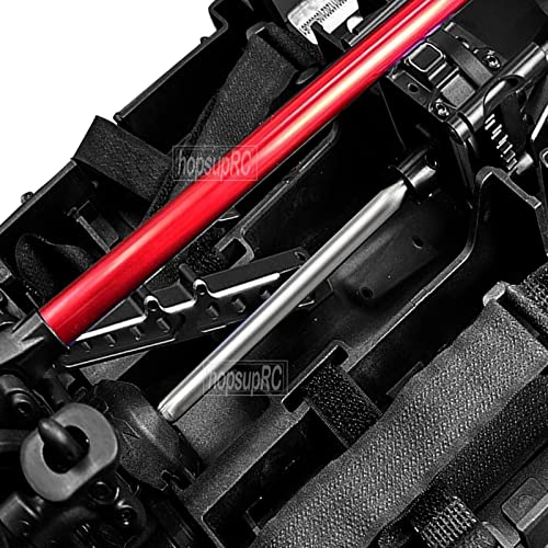 Hopsuprc Titanium Alloy Drive Shaft Cvd Axles Upgrades For 1/7 Arrma Infraction 6S Blx/Felony 6S Blx/Limitless Roller,2Pcs Rc Center Driveshafts Parts Hops Up,(Upgrade To Titanium Alloy #Tc4 Material) #TOP4