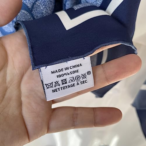 NCDUANSAN Silkworm Silk Scarf Handle Decoration 100% Silk Scarf Versatile Women's Shawl Hair Adornment Goddess4