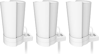 Bangcheer-Wall Mount for TP-Link, Deco X90/X95/XE200 WiFi 6 Wall Mount Bracket with Cable Organizer Home Mesh WiFi System, Sturdy Bracket Holder Space Saving TP-Link Router Wall Holder,White,of 3Pack