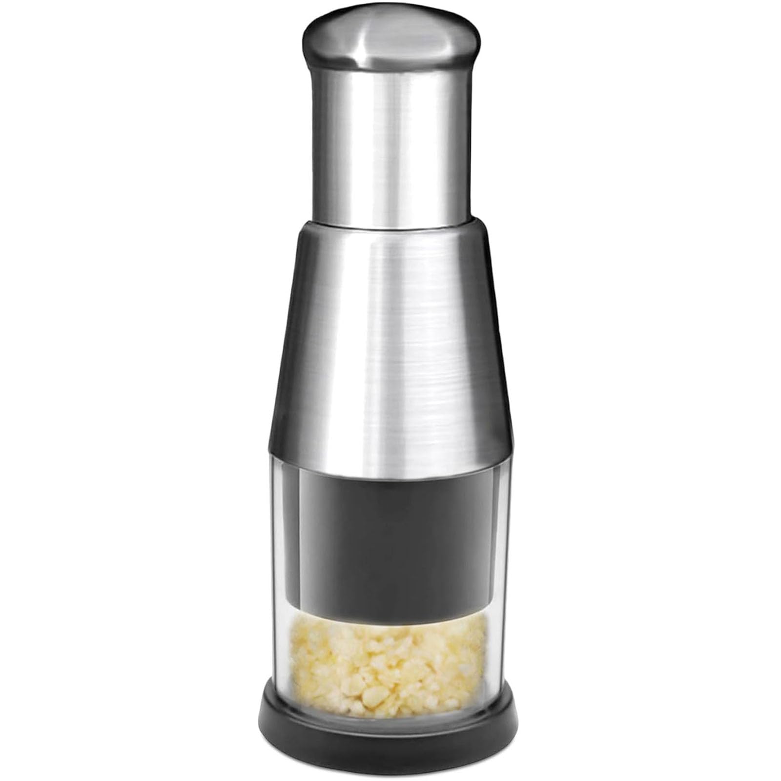 Manual Pressed Chopper, 2025 Upgraded Compact Mini Dicer Food,Functional Manual Garlic, Stainless Steel Hand Food for Mincing Garlic Press Stainless Steel