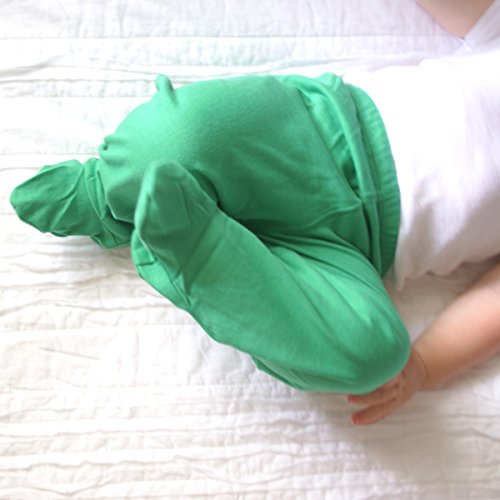 Babysoy Comfy Unisex Newborn Baby Pull-On Footed Pants with Feet3