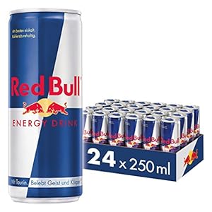 Red Bull – Original – 250 ml x 24 bottles – Energy Drink Can – Vitalized body and mind – Caffeine Content – Contains…