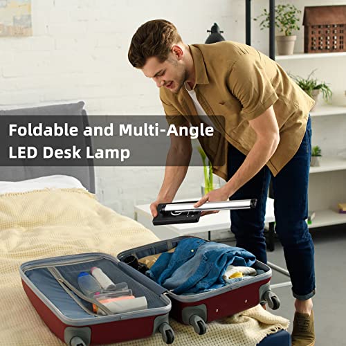 LED Desk Lamp with Wireless Charger & USB Charging Port, Desk Light for Home Office, 3 Color Temperatures & 5 Dimmable Brightness Levels, Touch Control, Eye-Caring Table Lamp for Study with Adapter - Image 7