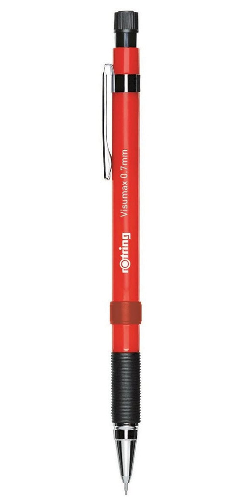 ROtring Visuclick Lot De 2 Porte-Mines 0,7 Mm Mine 2B - Corps Orange Et Bleu Vif Avec Recharges