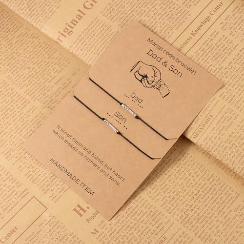 SANNYRA Morse Code Bracelet, Matching Bracelets Friendship Family Sister Mom Morse Code Jewelry, Couple Matching Handmade Gifts2