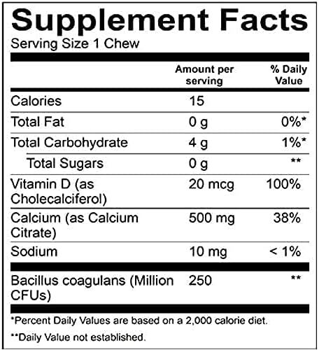 Miniatura 8 de BariatricPal Paquete de vitaminas bariátricas de 30 días (multivitamínico UNO 1 por día! Cápsula sin hierro y citrato de calcio masticables suaves