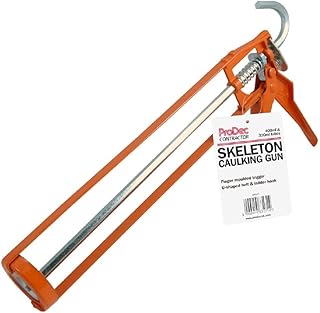 ProDec MG11 Skeleton Caulking Gun for Applying 400ml and 310ml Cartridge Caulks, Sealants, Silicones, Adhesives, Smooth Action Ideal for Trade and DIY Use, 400ml