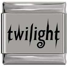 NewCharms Twilight Laser Engraved Italian Charm 9mm Standard Size