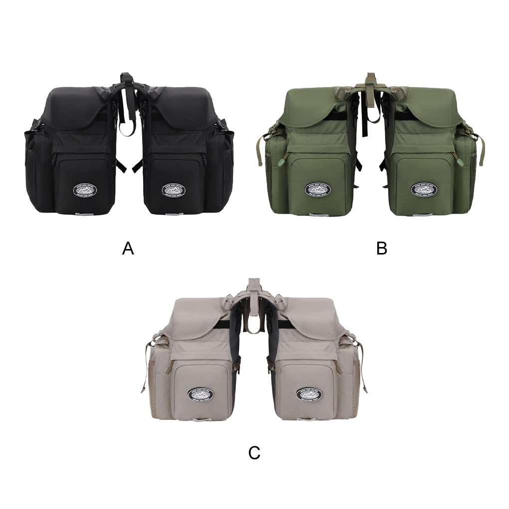 Bolsa para bicicleta de montaña debajo del asiento, impermeable y resistente a roturas. Fácil de instalar. Bolsas de lino para bicicleta para, verde