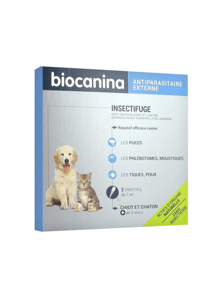Biocanina Insectifuge Naturel Spot On Chiots Et Chatons 2 Pipettes 1 Ml Buy Online In Angola At Angola Desertcart Com Productid