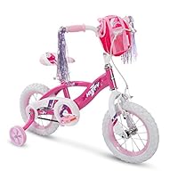 Algopix Similar Product 5 - Huffy 12" Glimmer Girls Bike, Pink