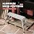 40" Aluminum Work Platform - Adjustable Height, Folding Step Stool with Telescopic Feet - Heavy Duty Portable Work Bench for Contractors, Painting & Home Repair
