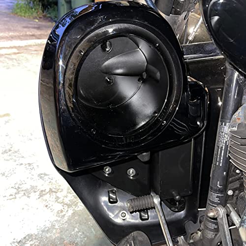Xfmt 6-1/2" Speaker Box Pod + Lower Vented Fairing Compatible With Harley Touring Flht Flhx Flhr 2014-2022 #TOP6