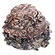 HIQIU Männer Boonie Hut Breite Krempe Dschungel Camouflage Sniper Hüte,Faltbar Herren Sonnenhut für Outdoor Tactical Jagd Camping (DE/NL/SE/PL, Alphanumerisch, Einheitsgröße, Grau Camouflage)