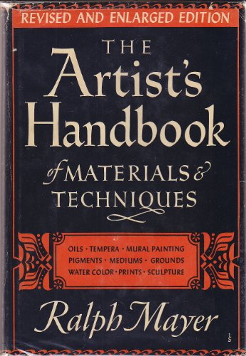 The artist's handbook of materials and techniques B0006AULYY Book Cover
